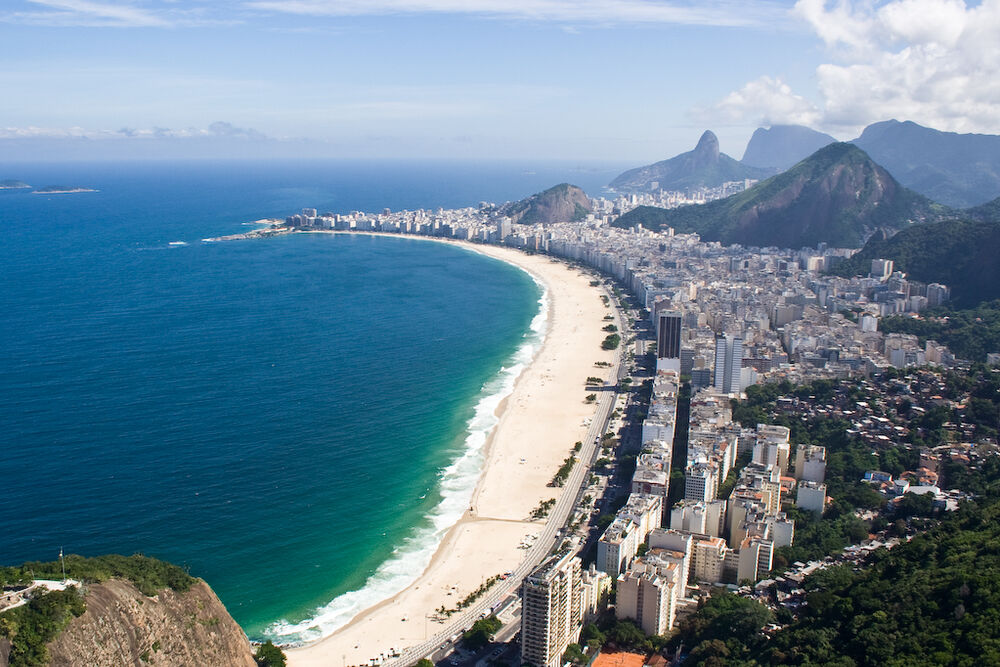 Arrival: Rio’s coastline, gently